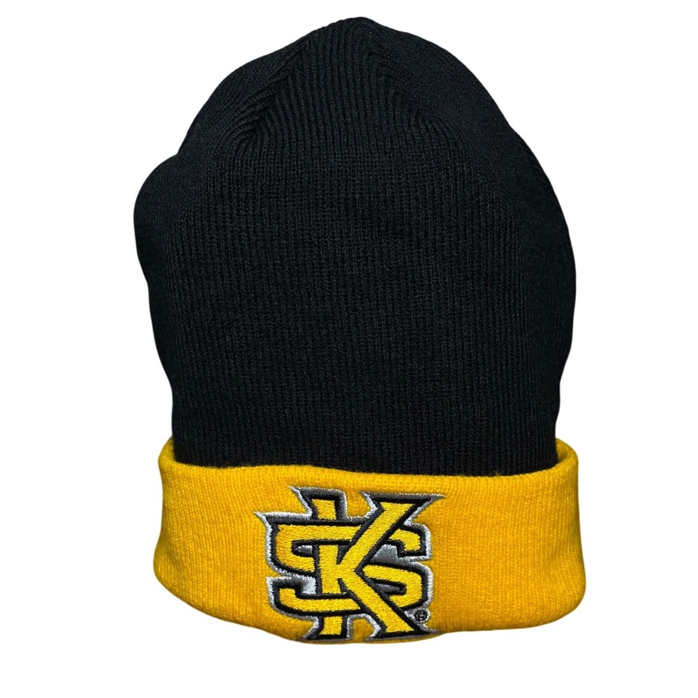 Kennesaw State‎ University KSU Adidas Black Gold  Knit Beanie One Size Fits Most